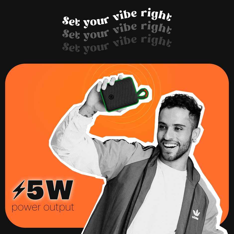 Noise VIBE 2 5W Wireless Speaker | Wandering Black