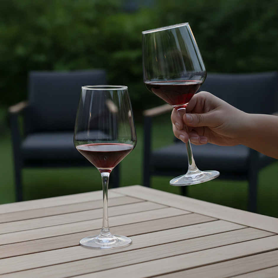 Infinity Champagne Flute Glass Set | Durable & Elegant | Set of 2 | 360 ml | Sanjeev Kapoor