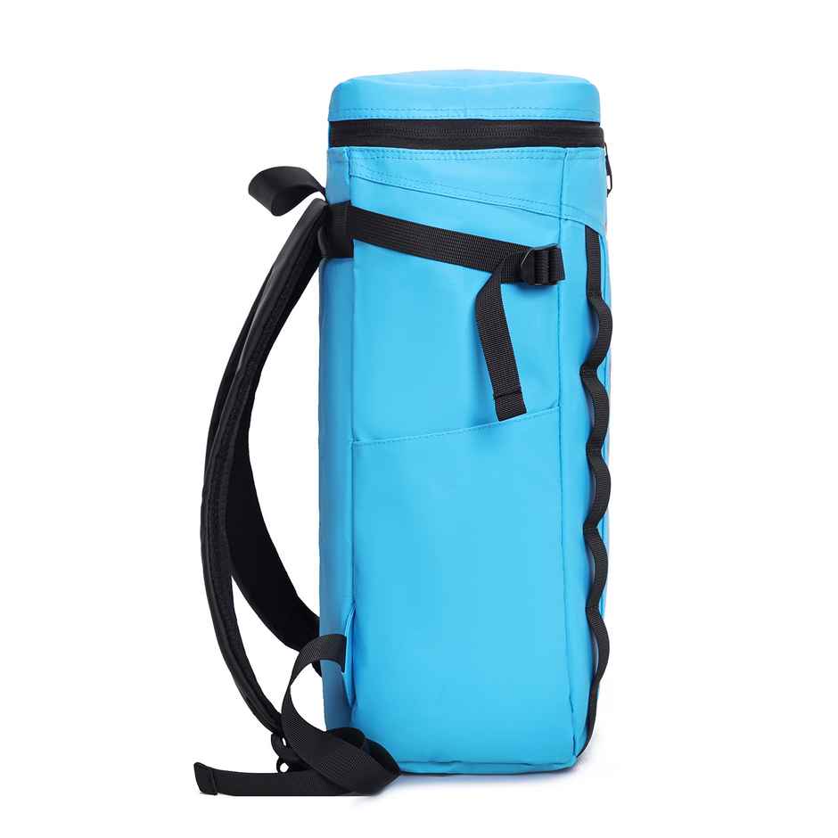 Fur Jaden Unisex Solid Polyester 25 L Laptop Backpack | Blue - 15.6 Inches