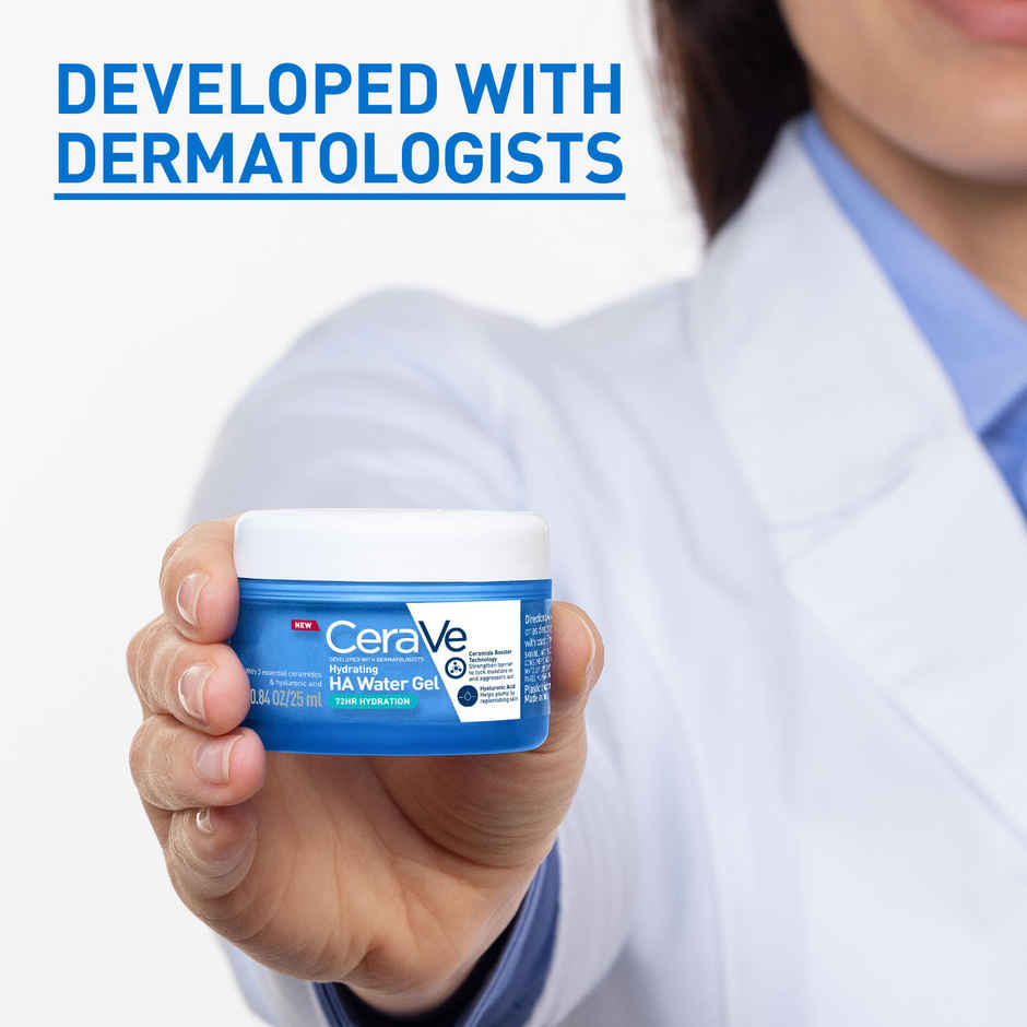 CeraVe HA Water Gel Oil-free Face Moisturizer with Hylauronic Acid & Ceramides for Plumpy Hydration