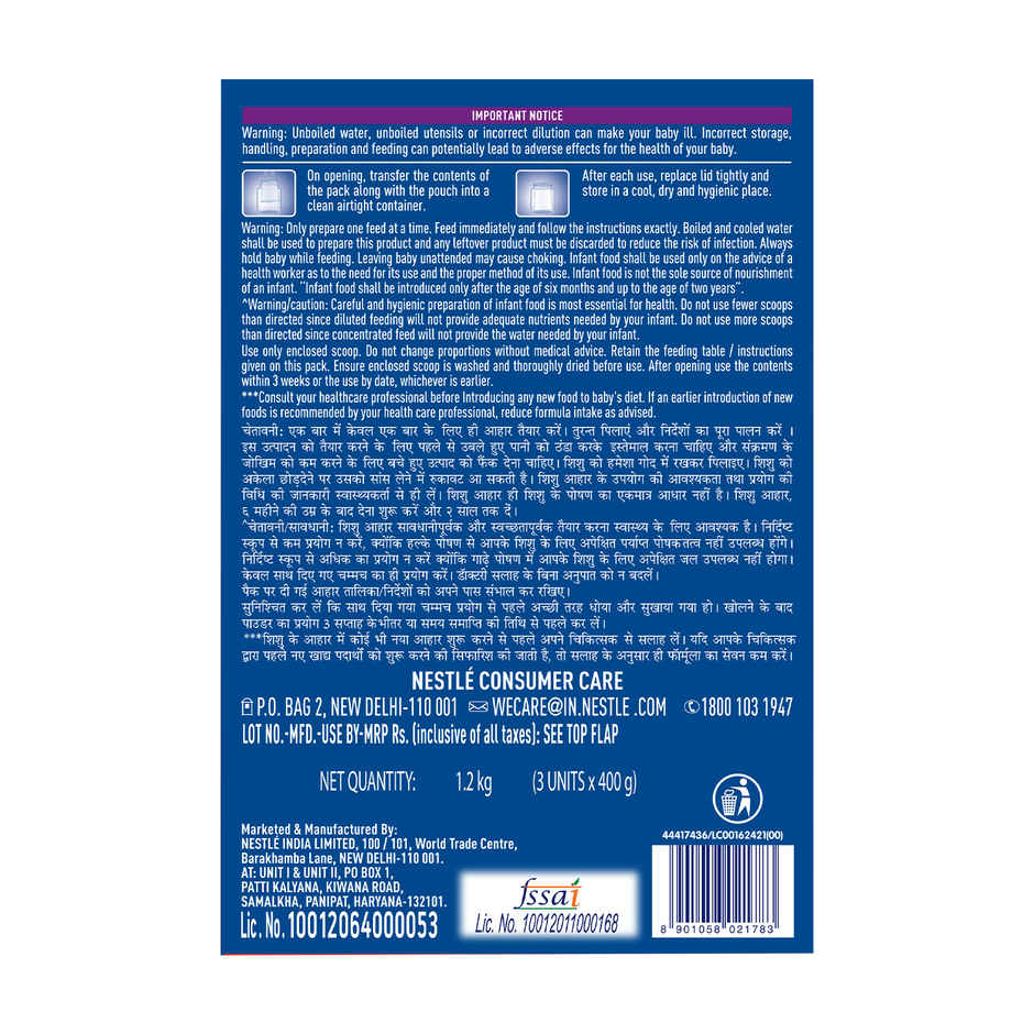 Nestle Lactogen Pro 2 Follow-Up Formula Baby Powder, Probiotic L. reuteri | 6-12 Months