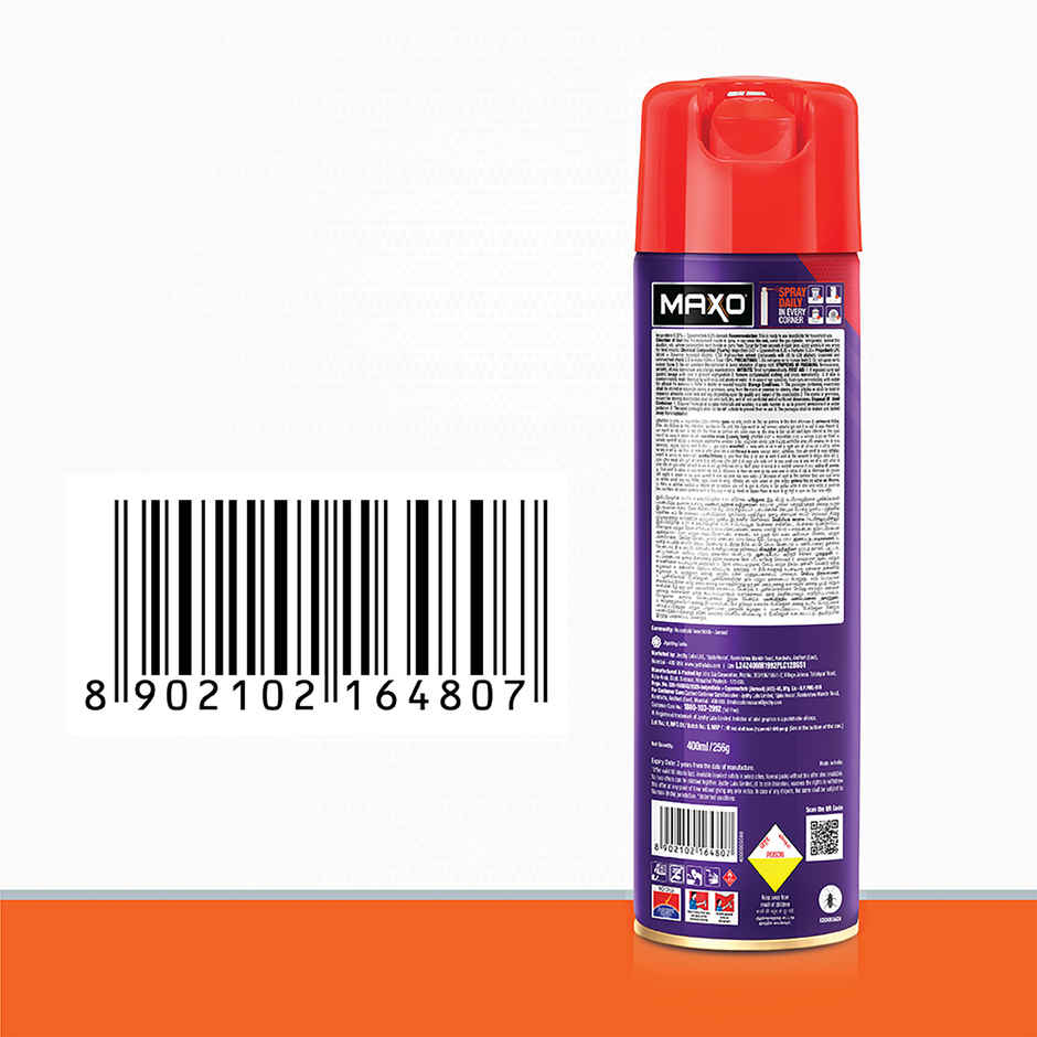 Maxo Crawling Insect Killer, Cockroach Killer Spray | Floral Fragrance