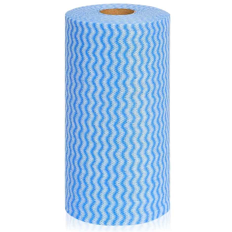 Daluci Kitchen Cleaning Towel Roll - Reusable | Washable and Super Absorbent | 1 Roll - 80 Pulls - Assorted Combo