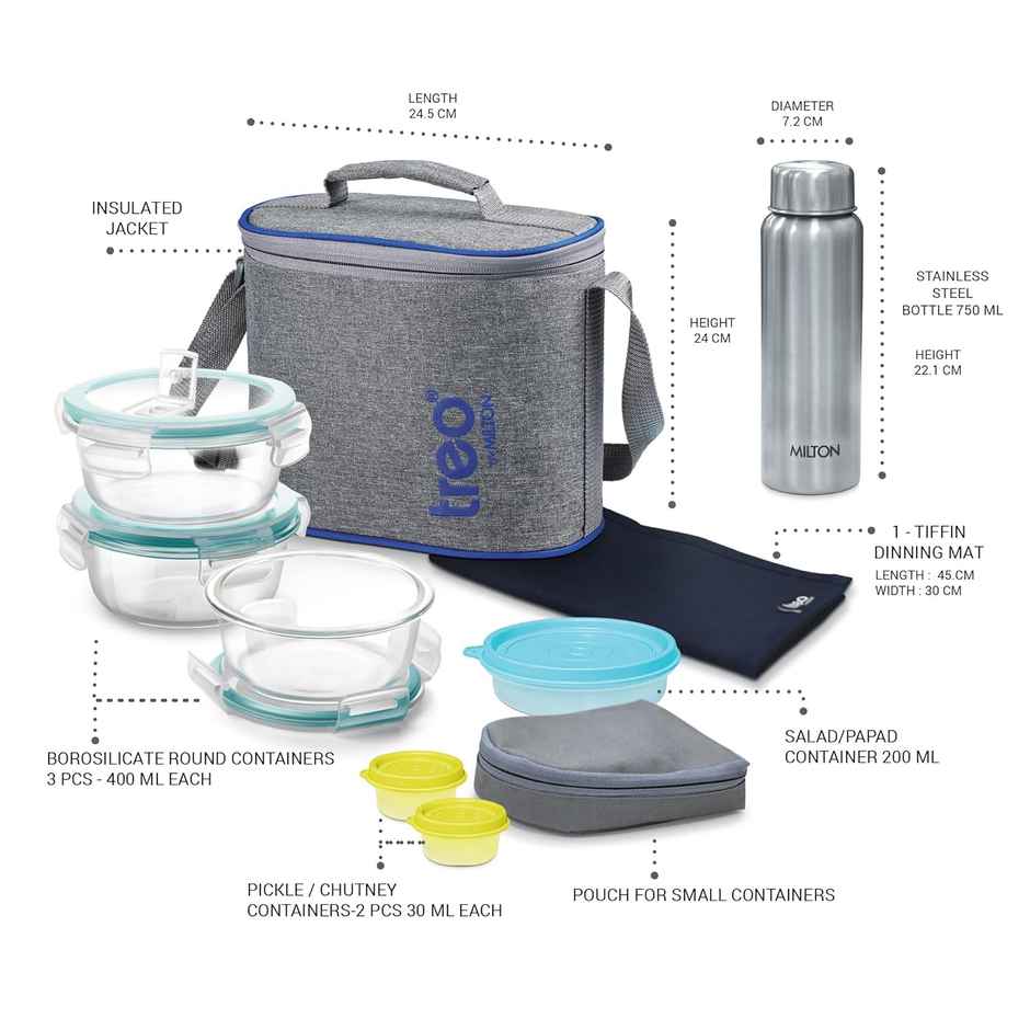 Treo By Milton All Fresh Premier Tiffin Set Of 8