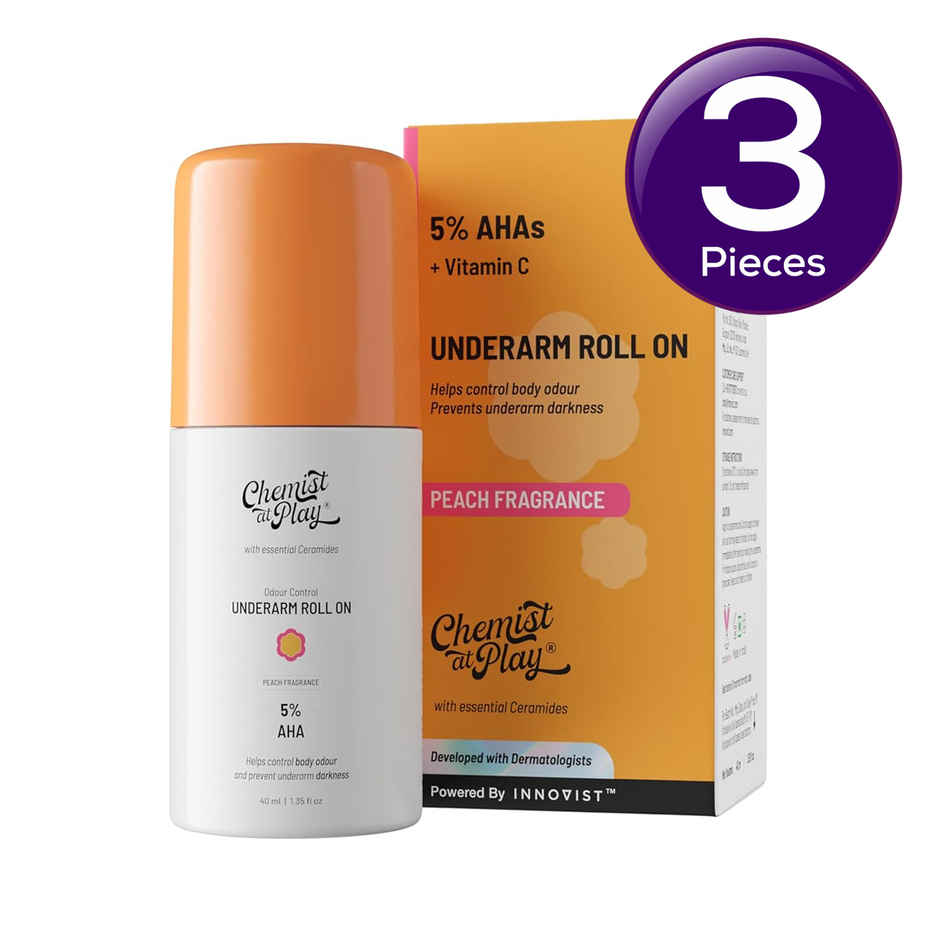 Chemist at Play Underarm Roll On - Peach Combo