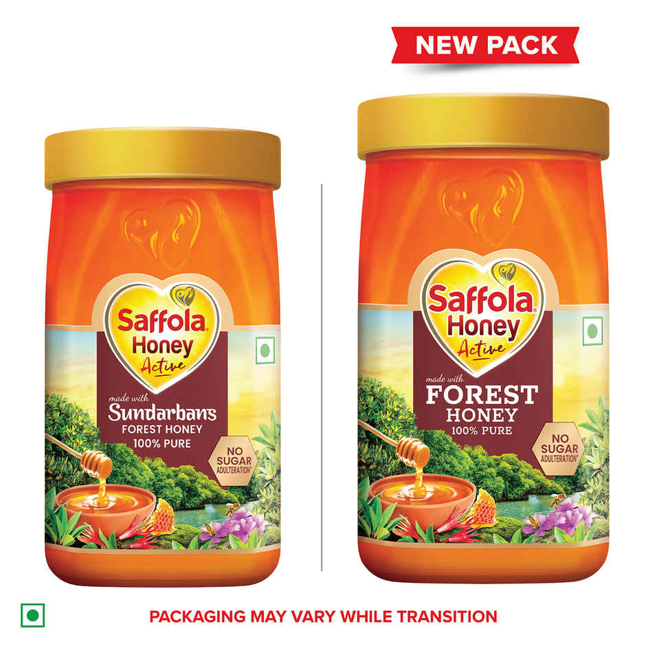 Saffola Honey Active, Made with Sundarban Forest Honey