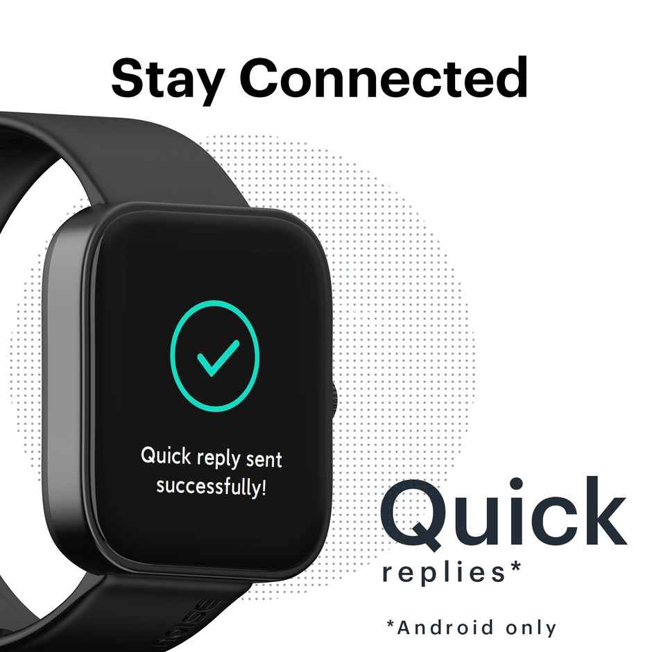 Noise ColorFit Caliber Smartwatch | Metal Black