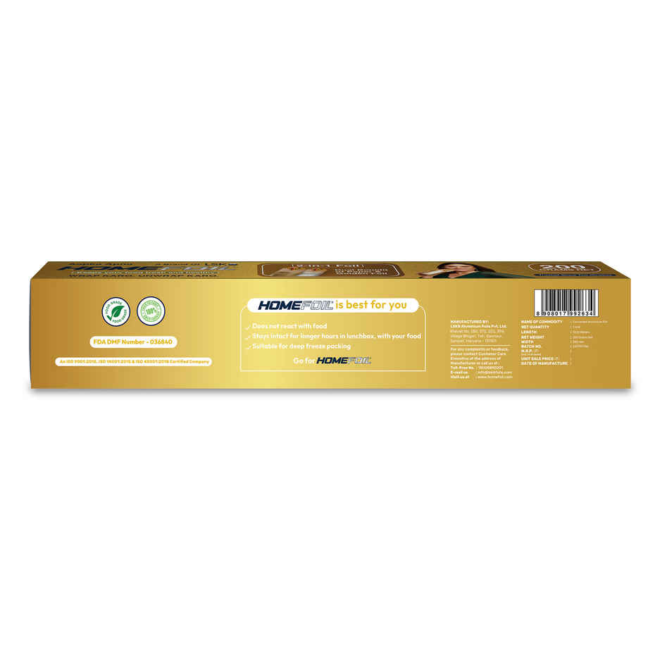 HOMEFOIL 2-in-1 Paper & Golden Foil | 13.22 m