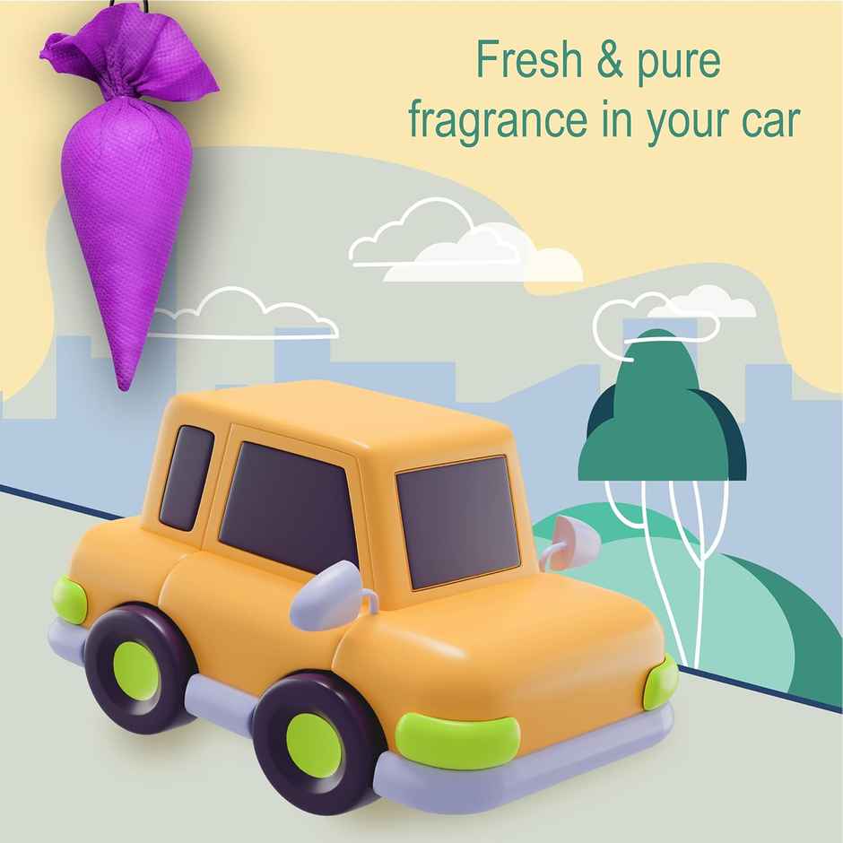 Campure Lavender Giant Camphor Cone Air ,Car, Room Freshener