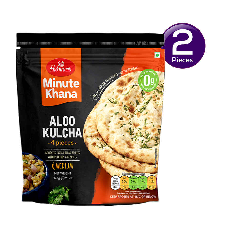 Haldiram's Aloo Kulcha Minute Khana Combo