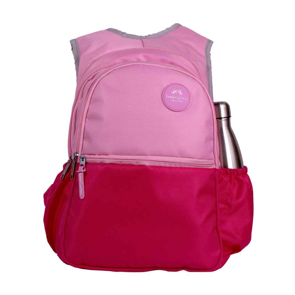 Faber-Castell Buddy School Bag, Pink, 3+ Years, 27L