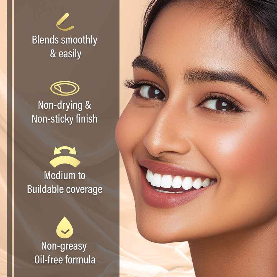 Faces Canada 3in1 All Day Hydra Matte Foundation + Moisturizer + SPF 30 | Rose Ivory 011