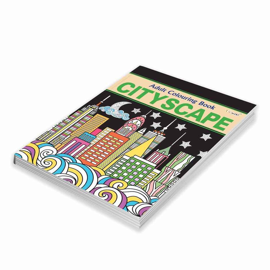 Cityscape - Adult Colouring Book - Mindful Coloring Book for Adults | Coloring for Relaxation