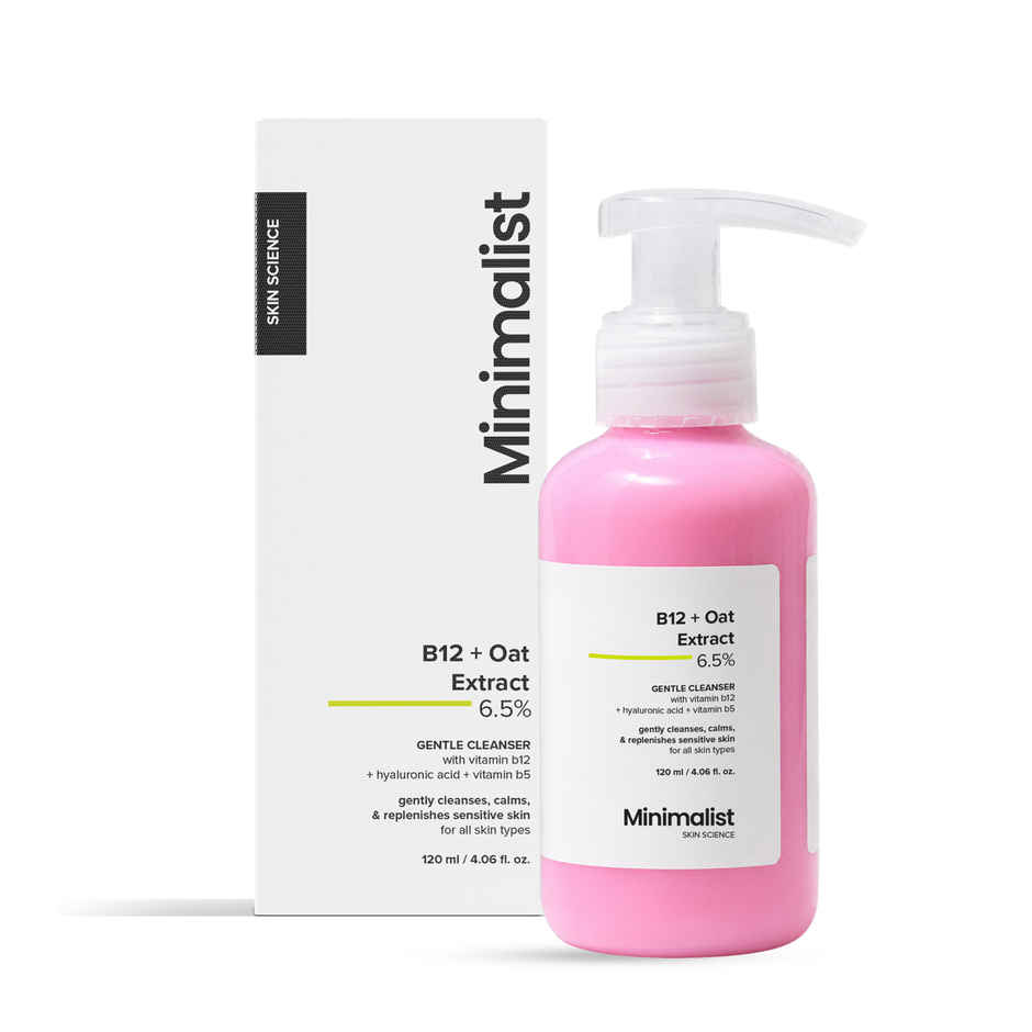 Minimalist B12 + Oat Extract 6.5% Gentle Cleanser Face Wash