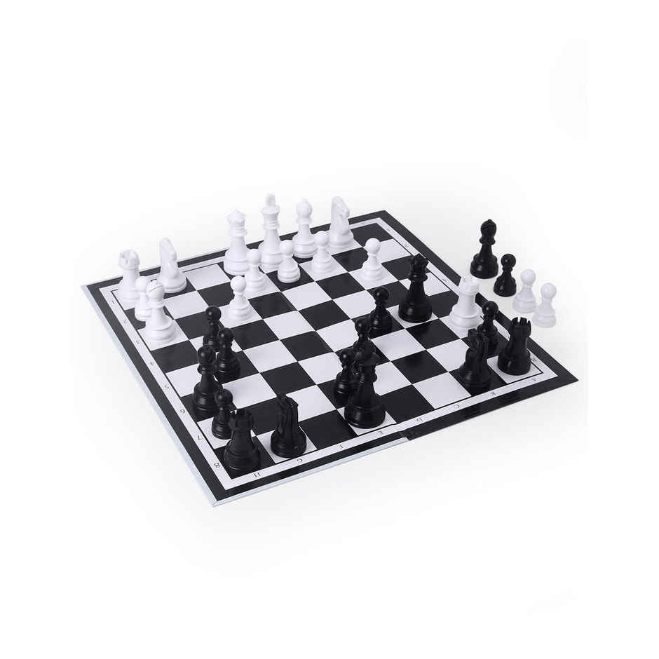 Play Nation Chess Royale Board Game - Black & White