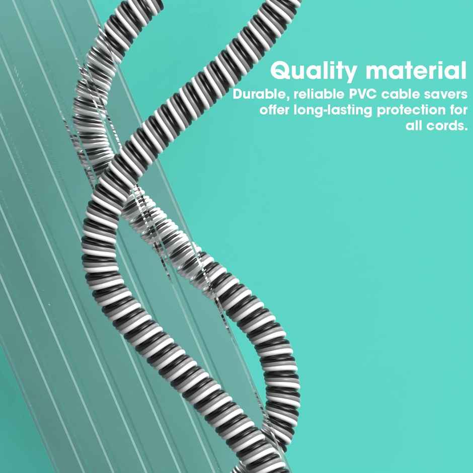 Sounce Spiral Cable Protector, Chargers Cable Protector Data Cable Protective Sleeve(Set Of 2)