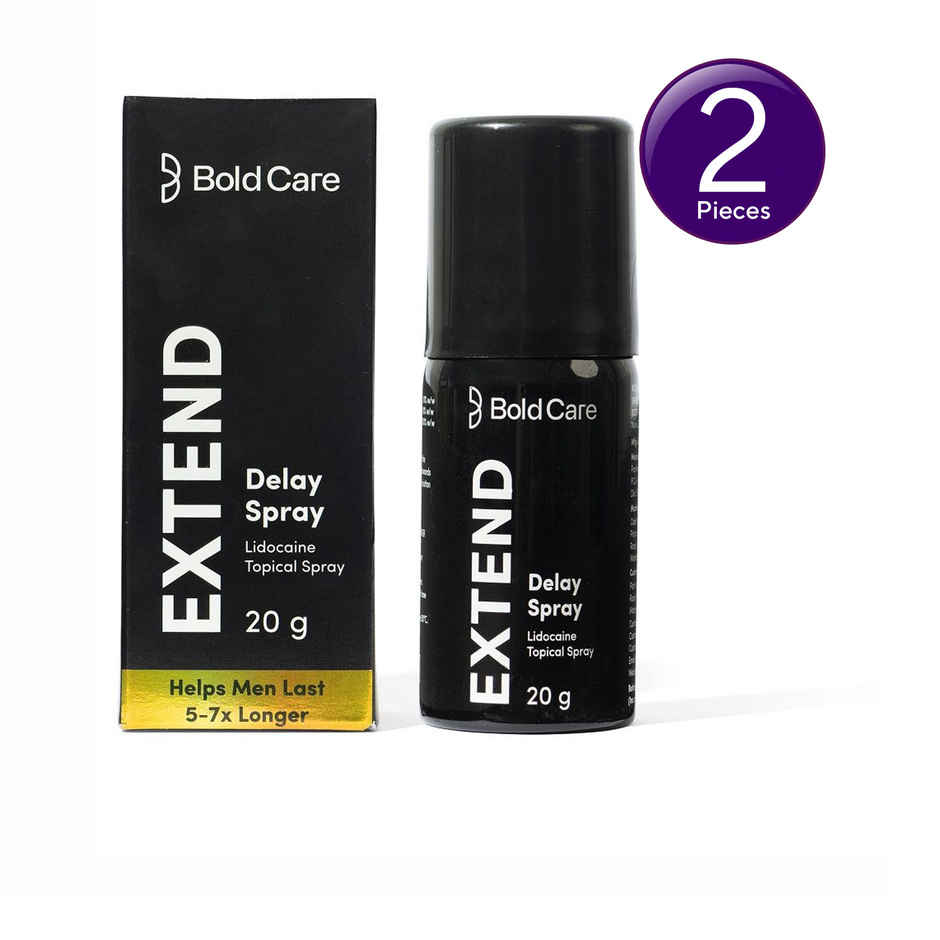 Bold Care Extend Delay Spray with Lidocaine 10% Combo