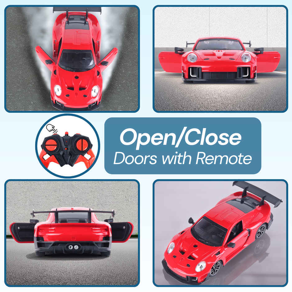 Frendo RC Door Opening Car | 1200mAh | 100+ft Range | Drift | Por Red