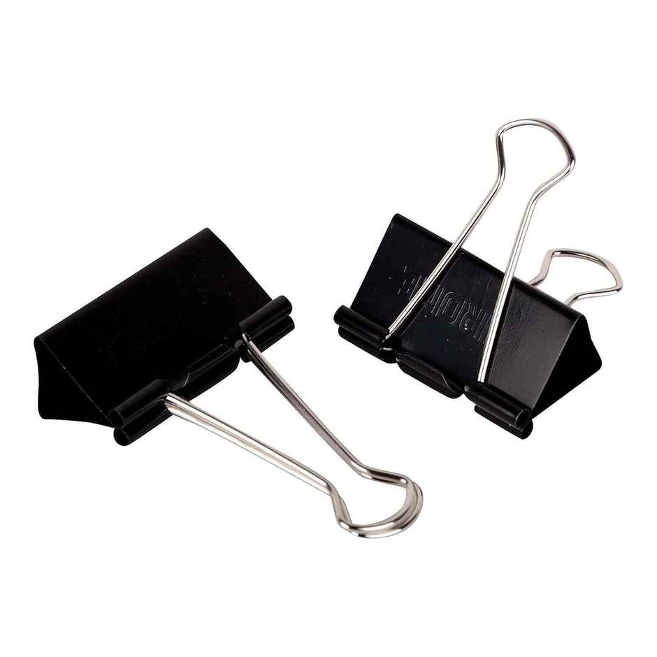 Chrome 51Mm Black Binder Clip