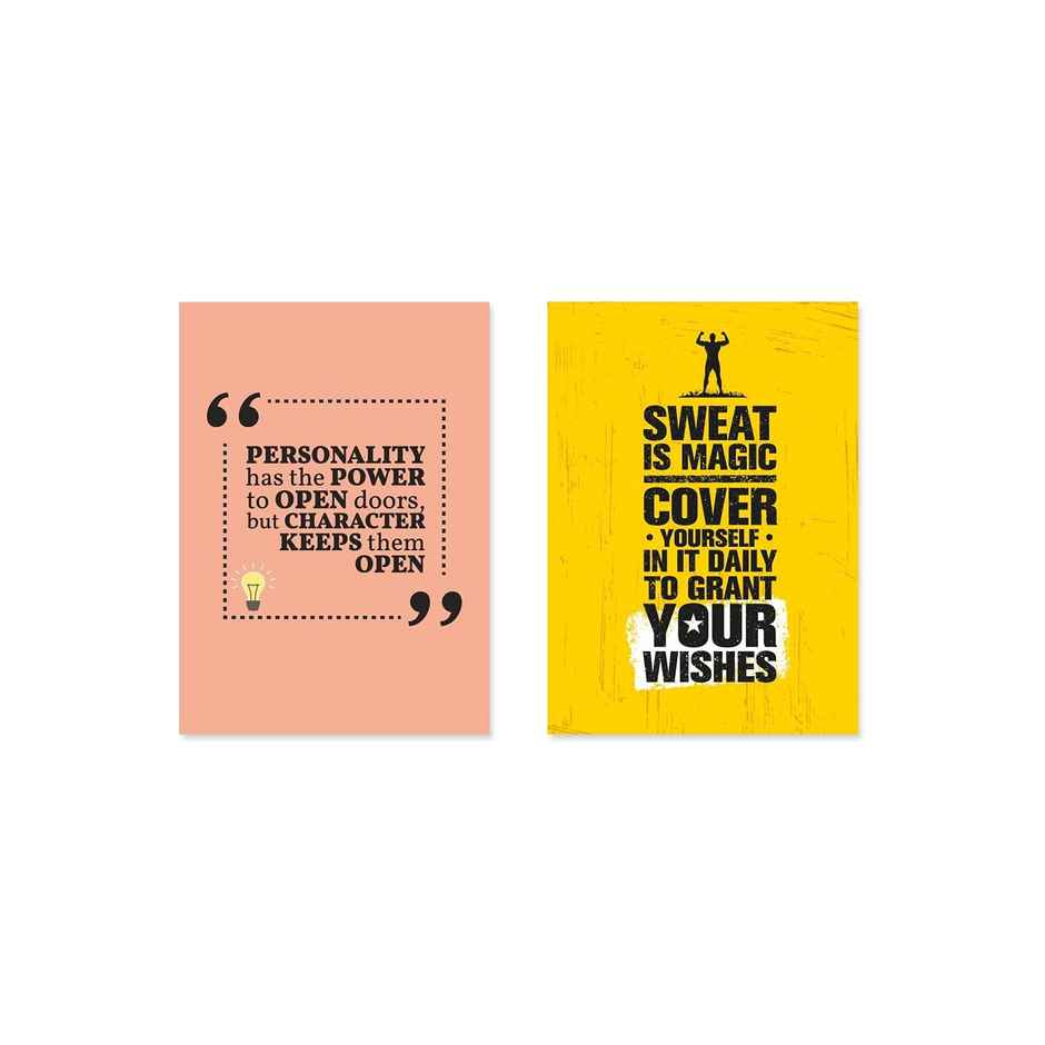 Paper Plane Design Wall Posters For Office Decor | Set of 10 | Size | 12 Inch x 18 Inch | D24