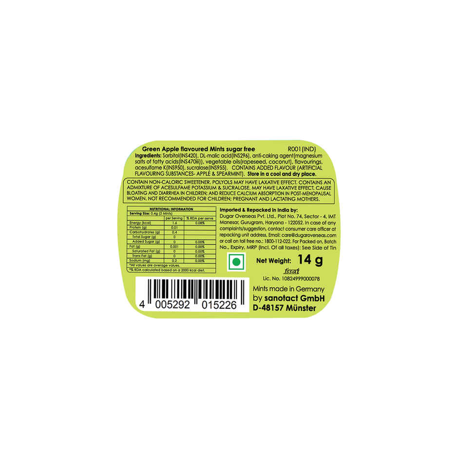 Impact Mints Green Apple