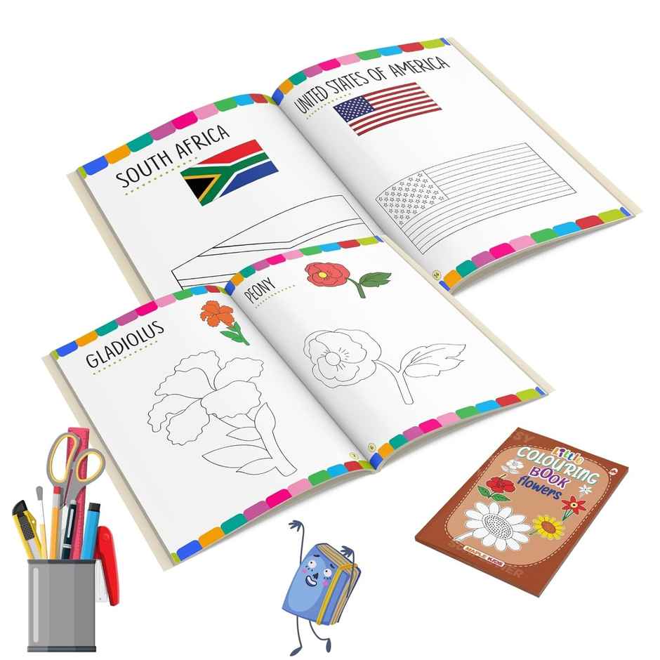 Little Colouring Books for Kids (Set of 15 Books)