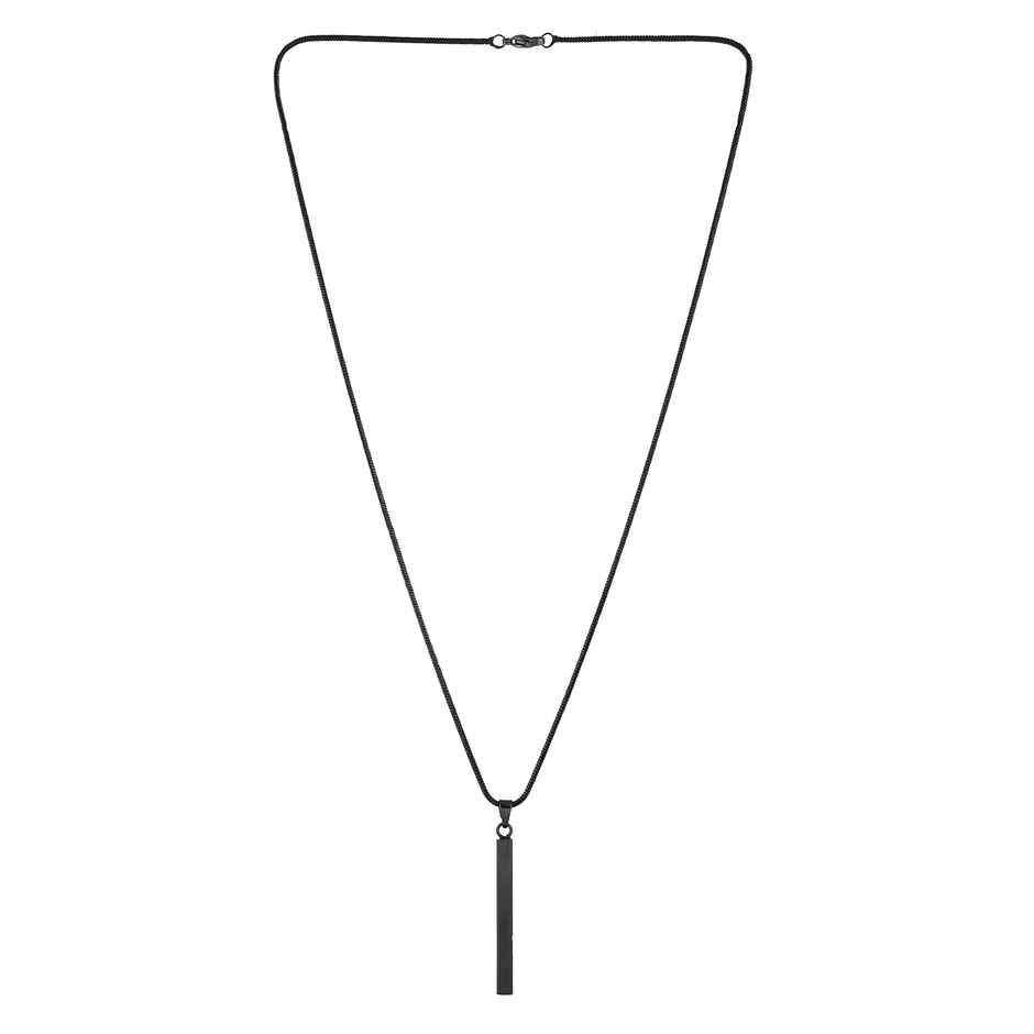 Voylla Eclipse Sleek Black Men s Pendant