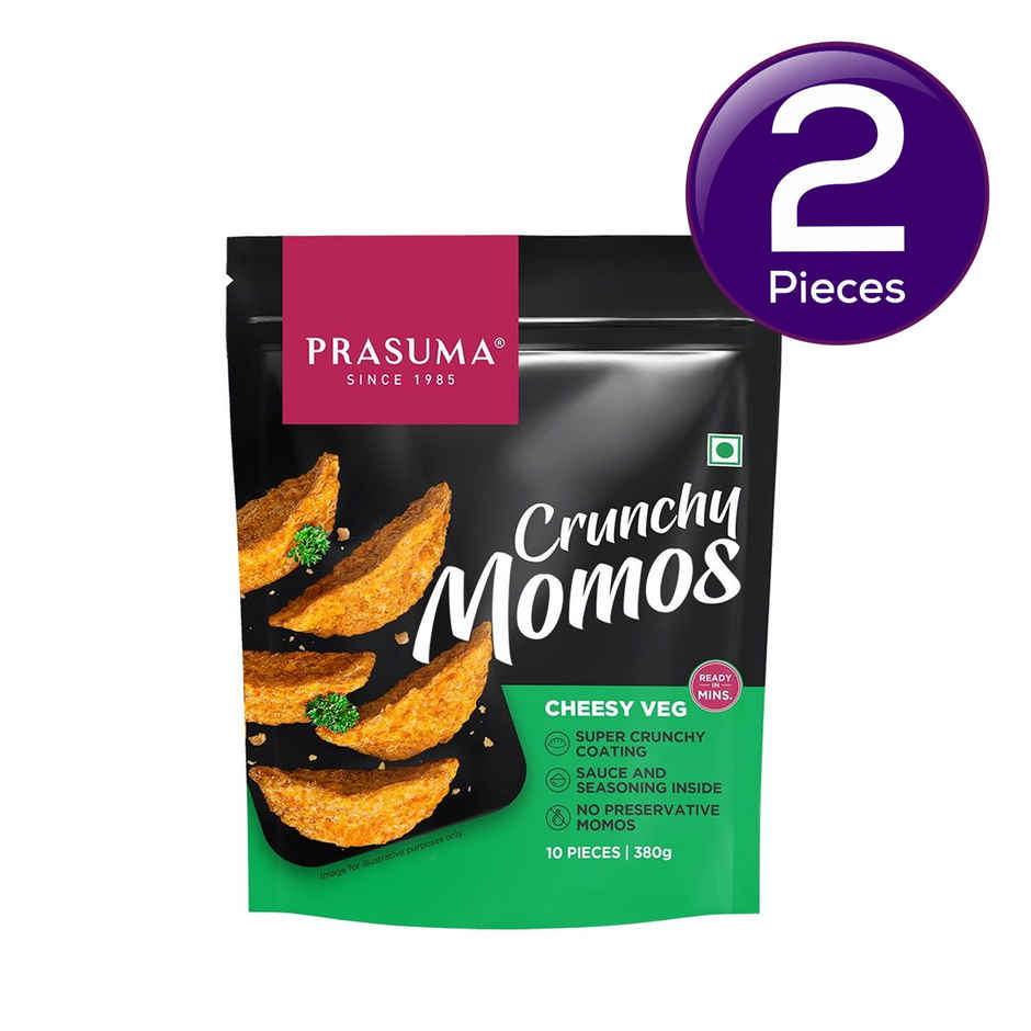 Prasuma Crunchy Cheesy Veg Momos (Kurkure) Combo