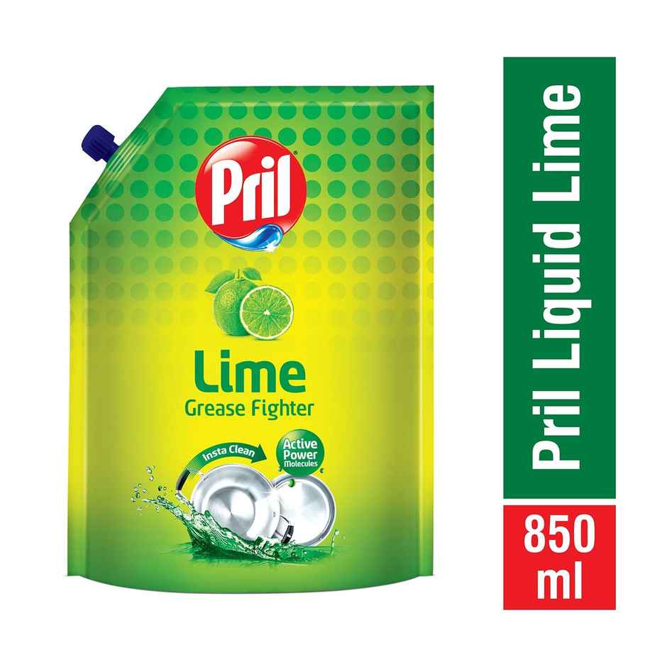 Pril Lime Dishwash Liquid | Pouch