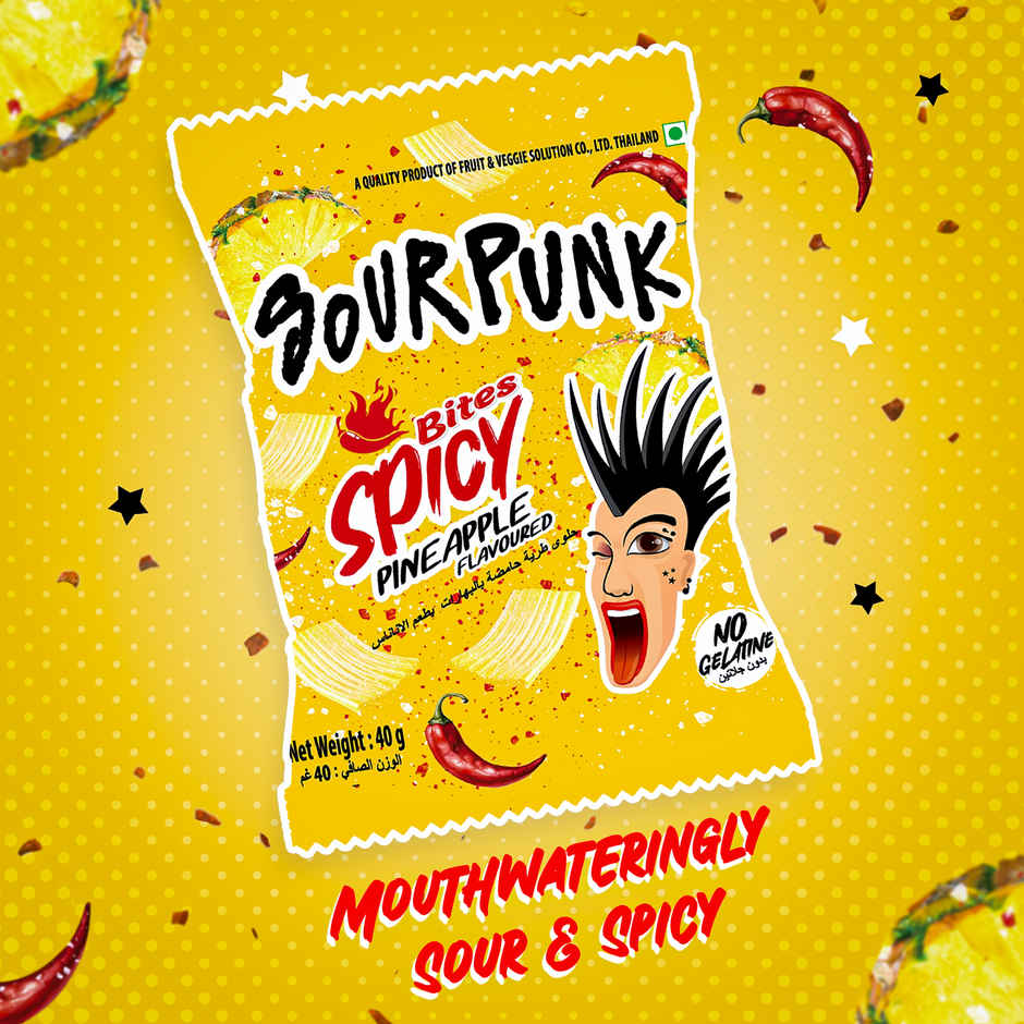 Sour Punk Bites Spicy Pineapple