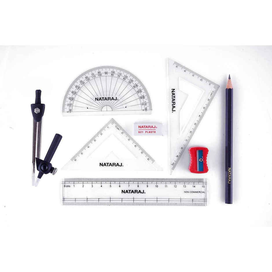 Nataraj Define Mathematical Drawing Instruments Geometry Box | High precision instruments