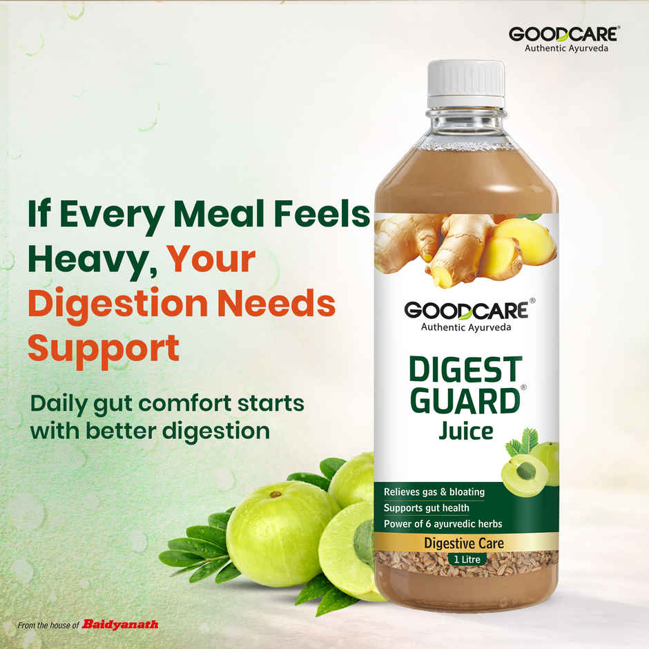 Goodcare Digest Guard Juice For Healthy Gut And Helps Relive Bloating With Power Of 6 Ayurveda Herb