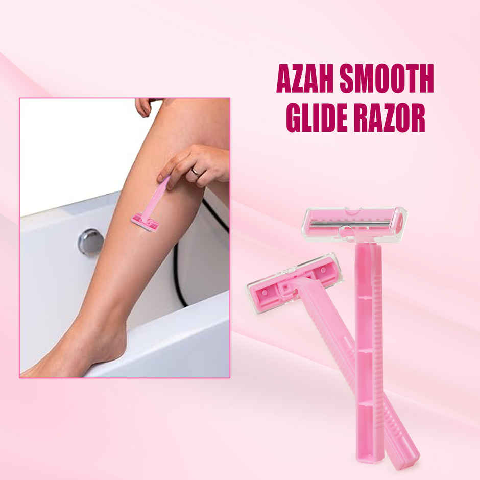 Bronson Professional Disposable Hair Removal Razor | Women Perfect For Legs, Arms & And Bikini Line