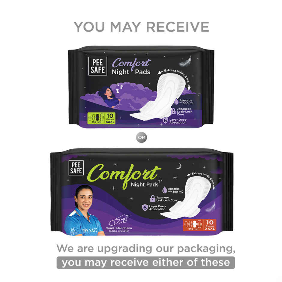 Azah Pee Safe Comfort Night Pads | 3XL