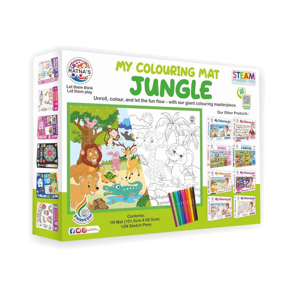 Ratna's My Colouring Mat Jungle