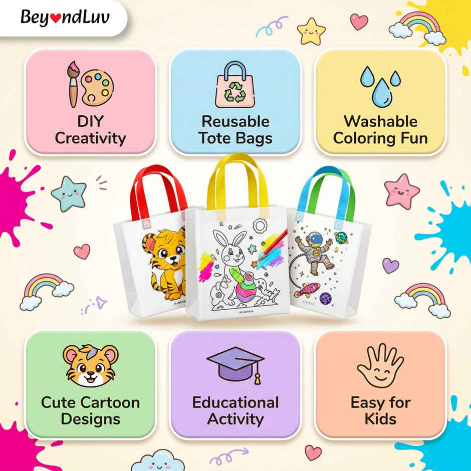 Gift Bags For Kids Birthday Party with Diy Bags | Return Gifts Bags | BeyondLuv