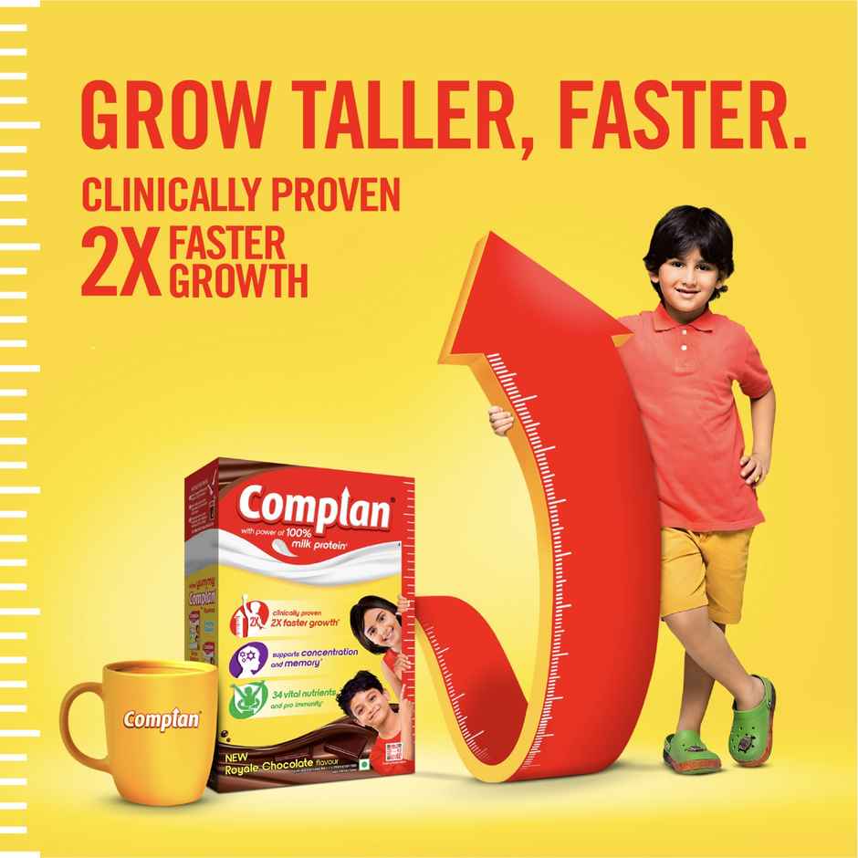 Complan Creamy Classic Flavour Drink Mix | For 5+ years Kids