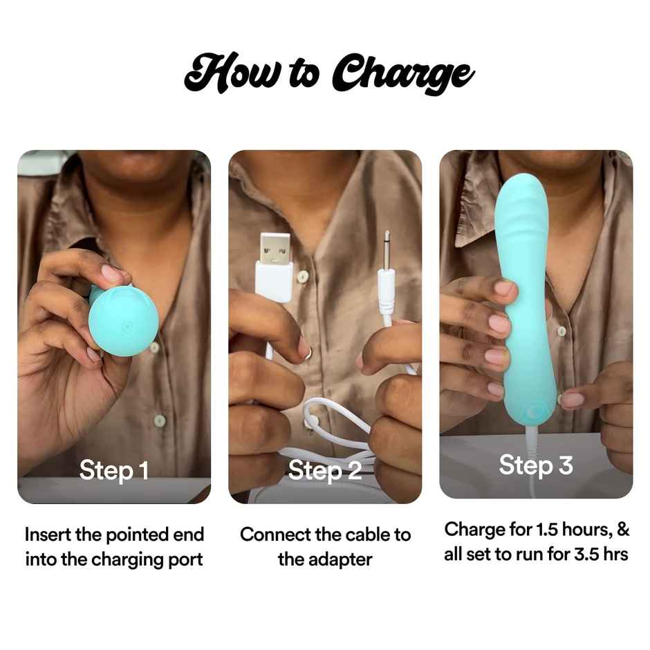 Bold Care Arouse Rechargeable 10 Modes Intimate Massager | 1 Year Warranty