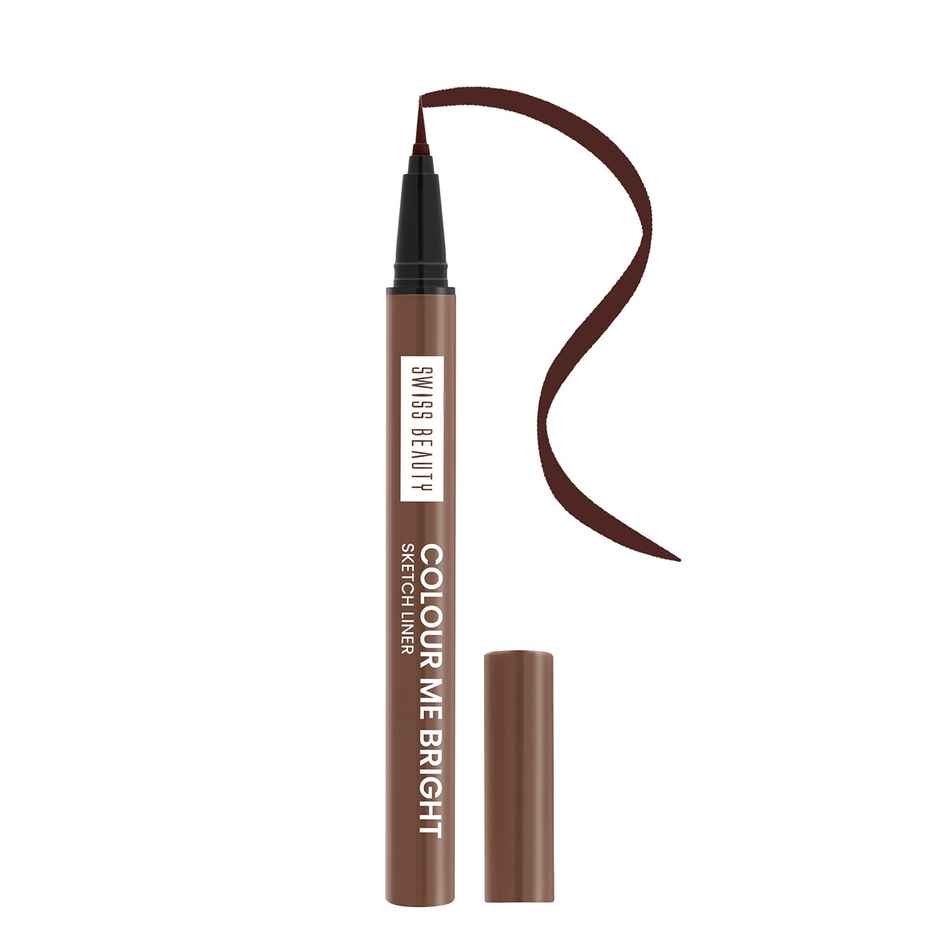Swiss Beauty Colour Me Bright Sketch Eyeliner - 09 Adore Brown