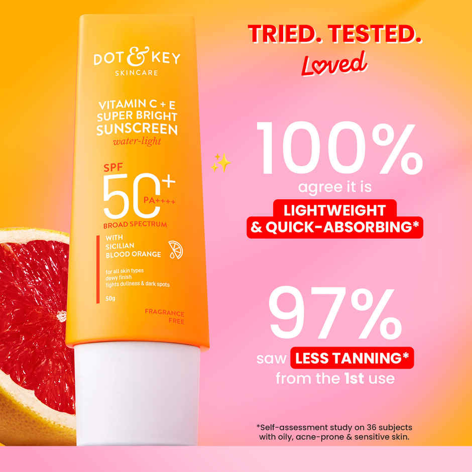 Dot & Key Vitamin C + E Super Bright Sunscreen SPF 50