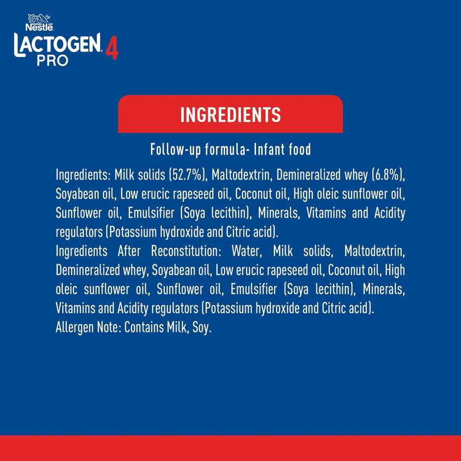 Nestle Lactogen Pro 4 Follow-up Powder | After 18 Months up to 24 Months