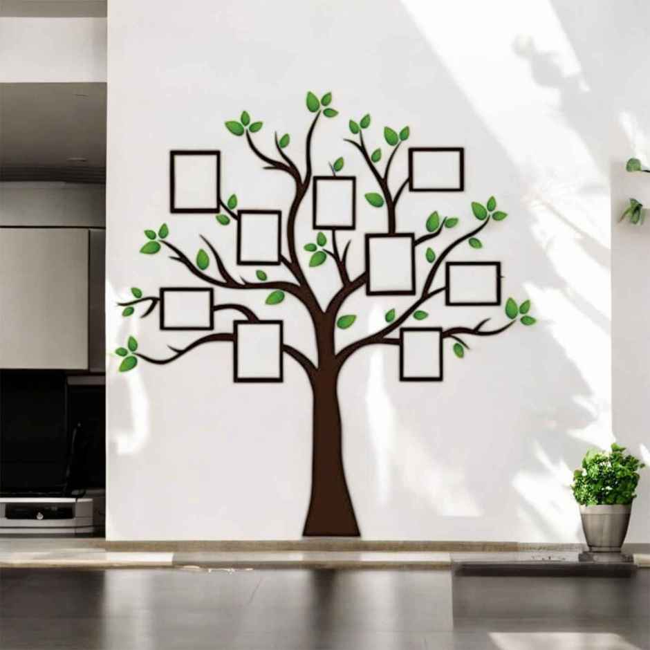 Family Tree Sticker Wollzo 110 cm Family Tree Removable Sticker - Buy at ₹168 Online ...