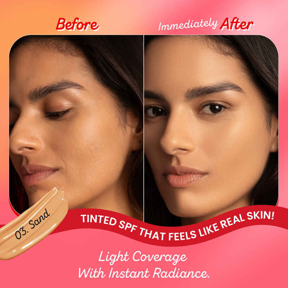 Dot & Key Strawberry Dew Tinted Sunscreen SPF 50+ PA++++ - 03 Sand