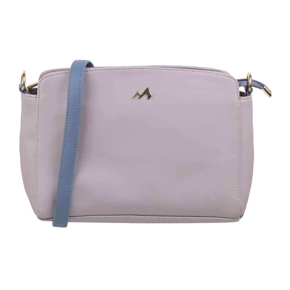 Metro Women's Textured PU 2.5 L Sling Bag | Purple and Blue - One Size
