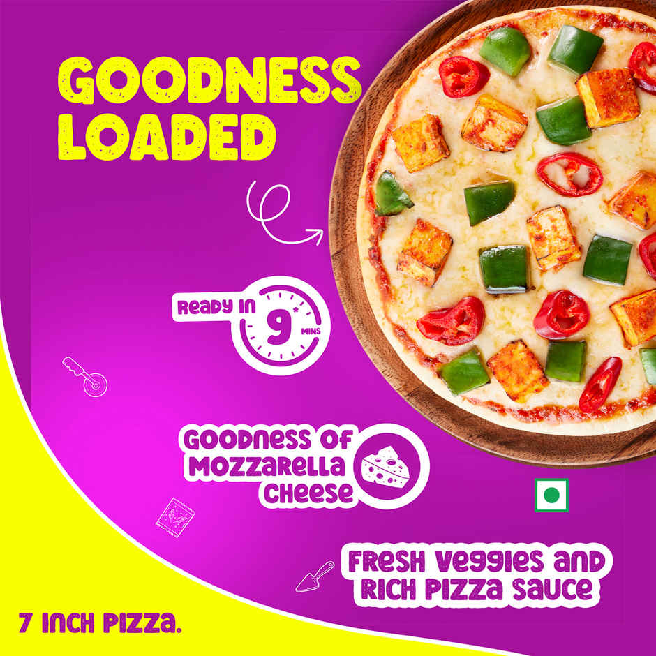 Hyfun Tandoori Paneer Pizza (Regular Base) 240 g X 2 Combo