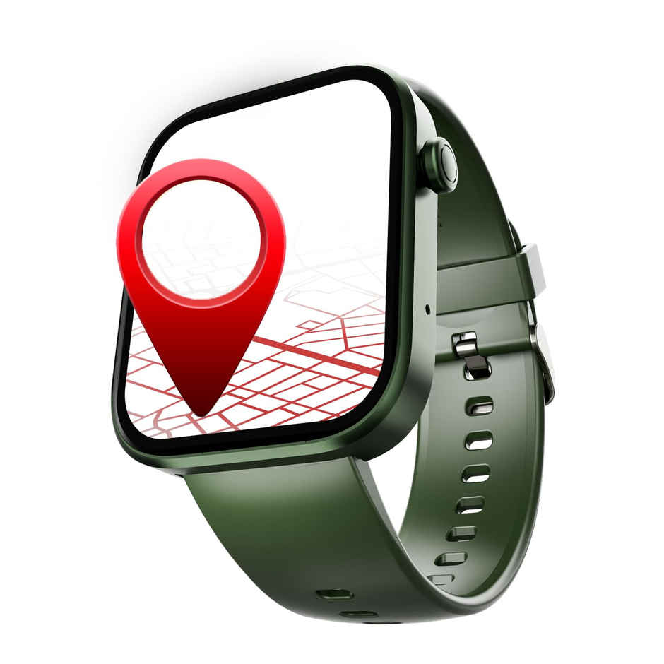 boAt Storm Call 3 Smartwatch | 1.83" Display | BT Calling - Olive Green
