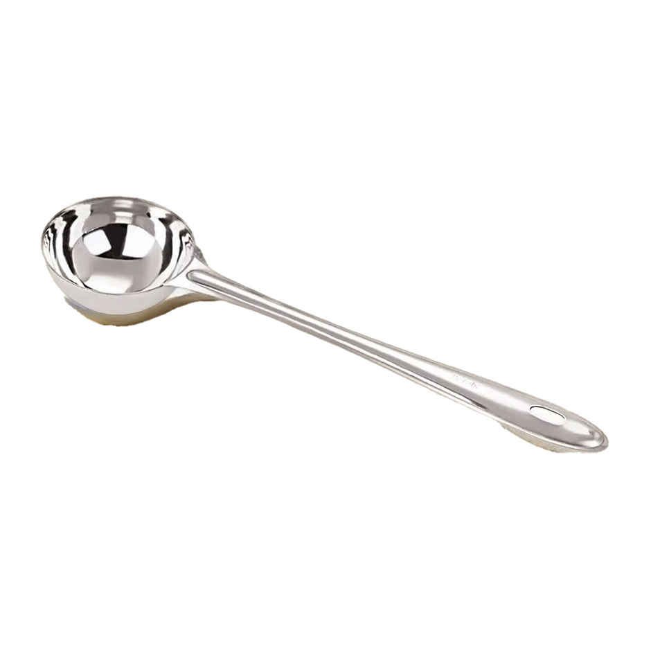 Petals Stainless Steel Cooking/Serving/Spoon - Soup/Dal/Sambar/Curry Ladle | 26.5 cm