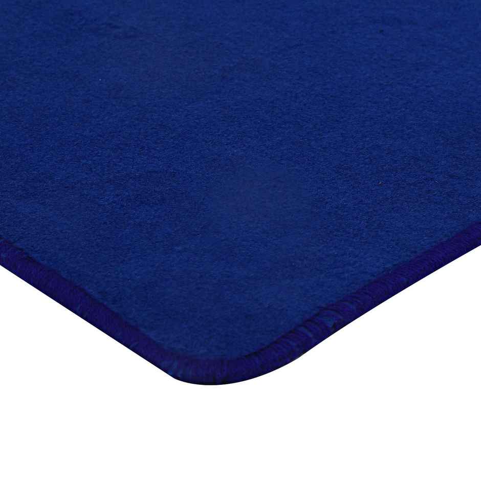 Kuber Industries Microfiber Anti Slip Bath Mat | Blue | 61 x 36 cm