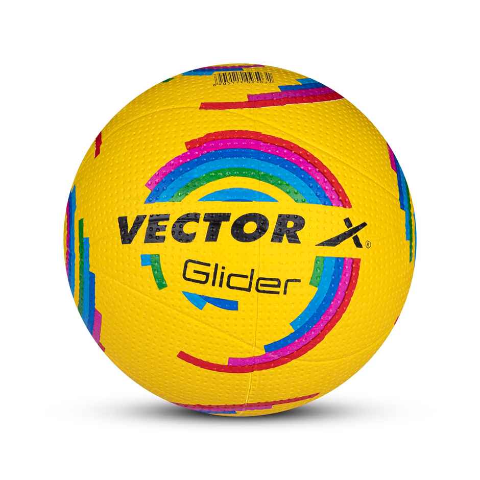 Vector X Glider Volleyball/Rubberized Moulded/for Indoor/Outdoor Surfaces /Size-4 (Colour May Vary)