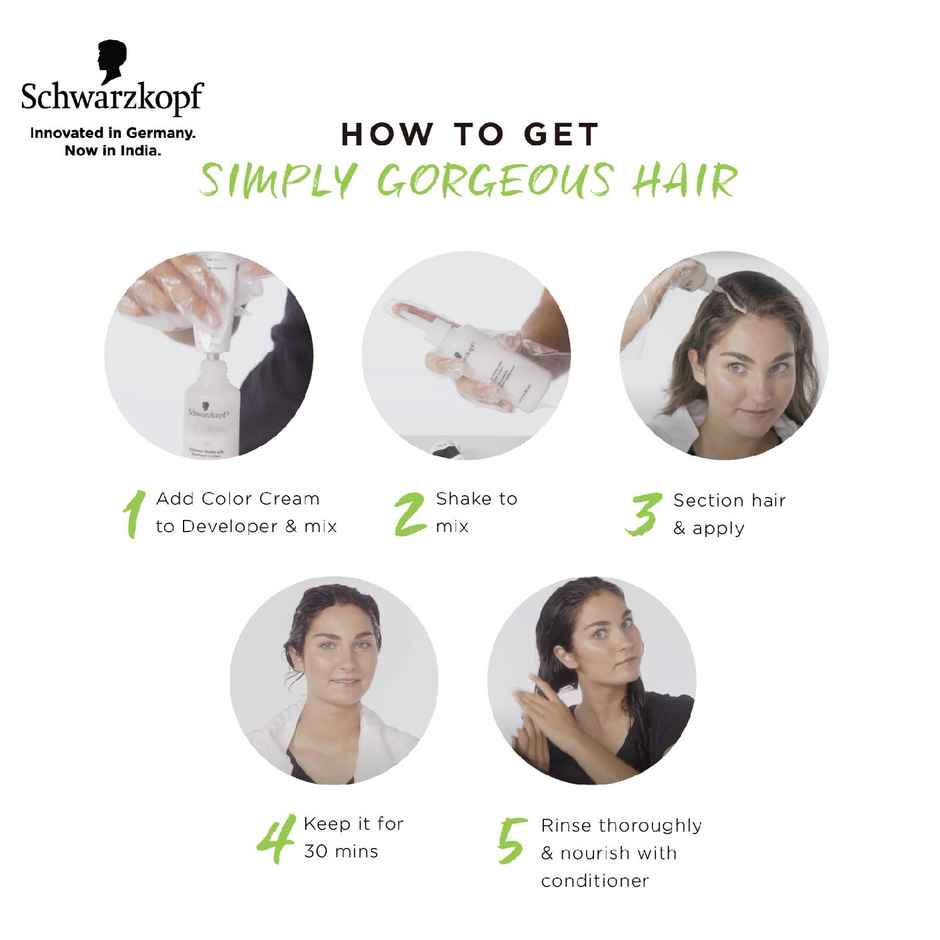 Schwarzkopf Simply Color Permanent Hair Colour 1-00 Natural Black